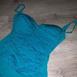 la blanca blue one piece swimsuit bathing suit 12